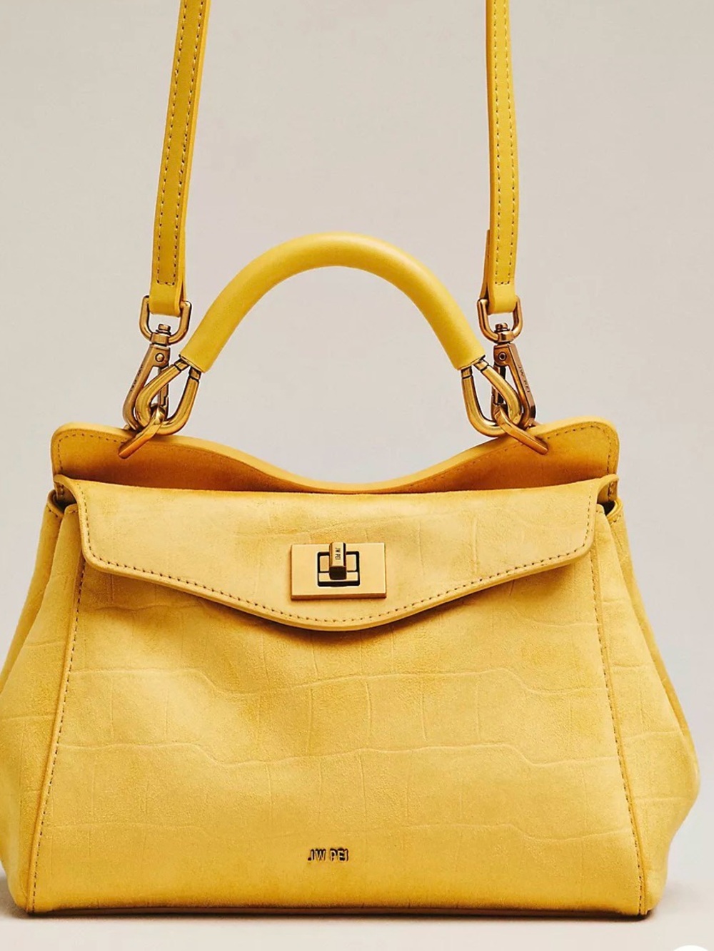 Anthropologie JE Pei yellow Top-Handle Women's Bag